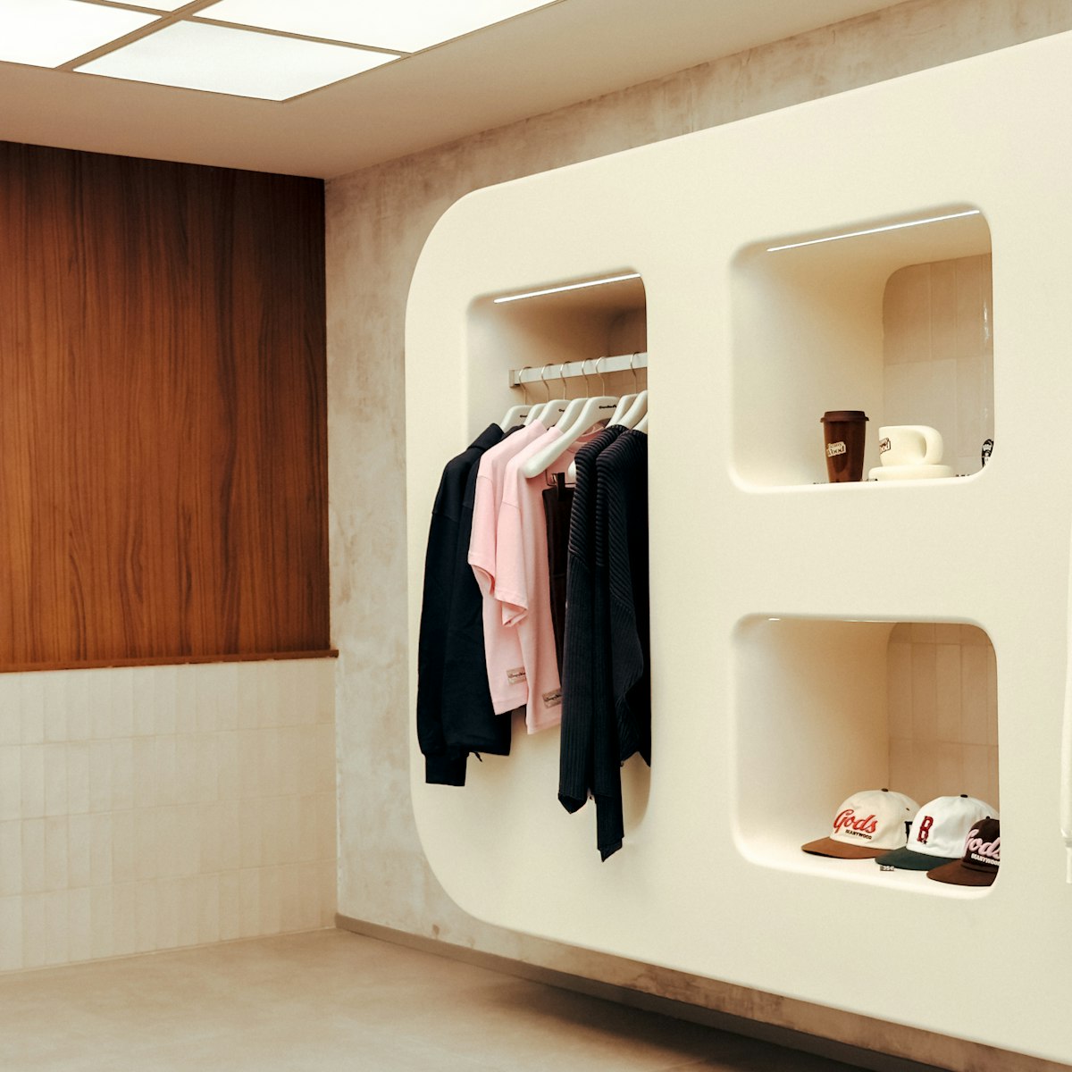 A modern retail store display